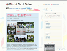 Tablet Screenshot of mindofchrist.wordpress.com