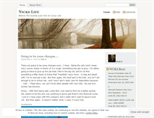 Tablet Screenshot of nicksiney.wordpress.com