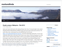 Tablet Screenshot of markandlinda.wordpress.com