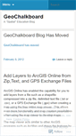 Mobile Screenshot of geochalkboard.wordpress.com