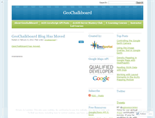 Tablet Screenshot of geochalkboard.wordpress.com