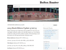 Tablet Screenshot of bosoxbanter.wordpress.com