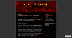 Desktop Screenshot of circuitsmith.wordpress.com