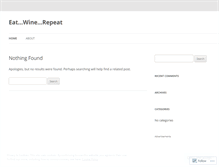 Tablet Screenshot of eatwinerepeat.wordpress.com