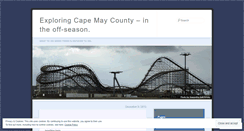 Desktop Screenshot of capemaycounty.wordpress.com