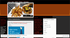 Desktop Screenshot of hamburgersaremylife.wordpress.com