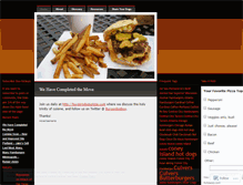 Tablet Screenshot of hamburgersaremylife.wordpress.com