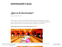 Tablet Screenshot of germinador.wordpress.com