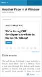 Mobile Screenshot of anotherfaceinawindow.wordpress.com