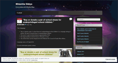 Desktop Screenshot of nhlanhlasibiya.wordpress.com