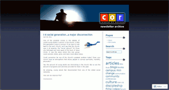 Desktop Screenshot of corarchive.wordpress.com