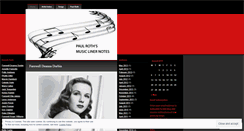 Desktop Screenshot of musiclinernotes.wordpress.com