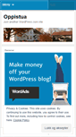 Mobile Screenshot of oppistua.wordpress.com