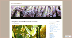 Desktop Screenshot of alisoninfrance.wordpress.com