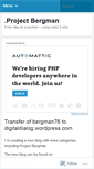 Mobile Screenshot of bergman76.wordpress.com