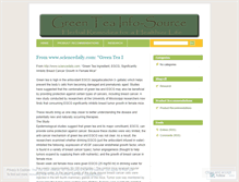 Tablet Screenshot of greenteaextra.wordpress.com