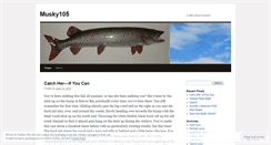 Desktop Screenshot of musky105.wordpress.com