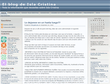 Tablet Screenshot of islacristina.wordpress.com