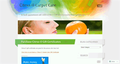 Desktop Screenshot of citruso.wordpress.com