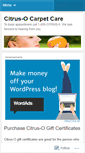 Mobile Screenshot of citruso.wordpress.com