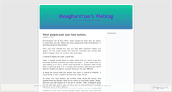 Desktop Screenshot of meaghanrose.wordpress.com
