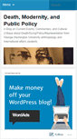 Mobile Screenshot of deathanddyingpolicy.wordpress.com