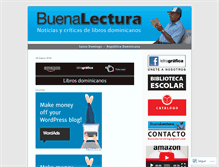 Tablet Screenshot of buenalectura.wordpress.com