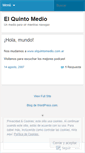 Mobile Screenshot of elquintomedio.wordpress.com