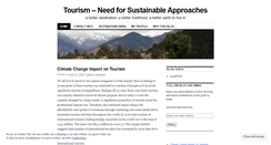 Desktop Screenshot of driptoonsustainabletourism.wordpress.com