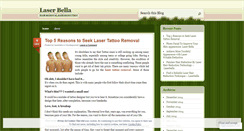 Desktop Screenshot of laserbella.wordpress.com