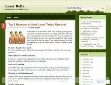 Tablet Screenshot of laserbella.wordpress.com