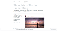 Desktop Screenshot of drmartinlutherking.wordpress.com