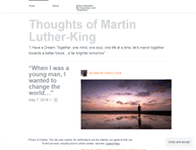 Tablet Screenshot of drmartinlutherking.wordpress.com