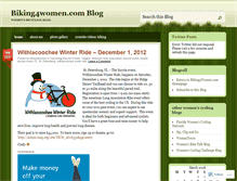 Tablet Screenshot of biking4women.wordpress.com