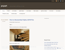 Tablet Screenshot of pcpart.wordpress.com