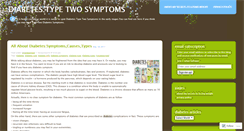 Desktop Screenshot of diabetestypetwosymptoms.wordpress.com