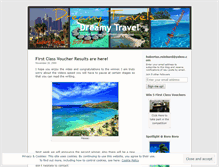 Tablet Screenshot of dreamytravels.wordpress.com