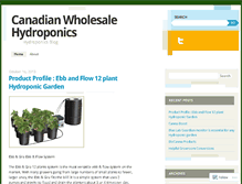Tablet Screenshot of canadianwholesalehydroponics.wordpress.com