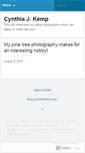 Mobile Screenshot of kempcj.wordpress.com