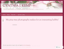 Tablet Screenshot of kempcj.wordpress.com