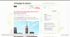 Desktop Screenshot of lesvacances.wordpress.com