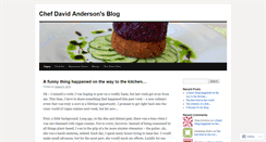 Desktop Screenshot of chefdavidanderson.wordpress.com