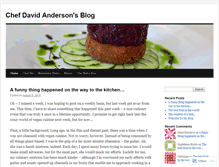 Tablet Screenshot of chefdavidanderson.wordpress.com