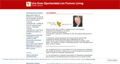 Desktop Screenshot of oportunidadconforeverliving.wordpress.com