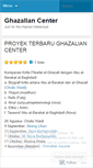 Mobile Screenshot of ghazaliancenter.wordpress.com