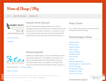 Tablet Screenshot of homeofchange.wordpress.com