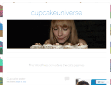 Tablet Screenshot of cupcakeuniverse.wordpress.com