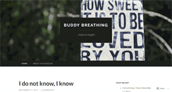 Desktop Screenshot of buddybreathing.wordpress.com