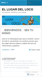 Mobile Screenshot of ellugardelloco.wordpress.com