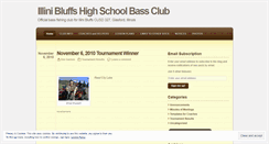 Desktop Screenshot of illinibluffsbassclub.wordpress.com